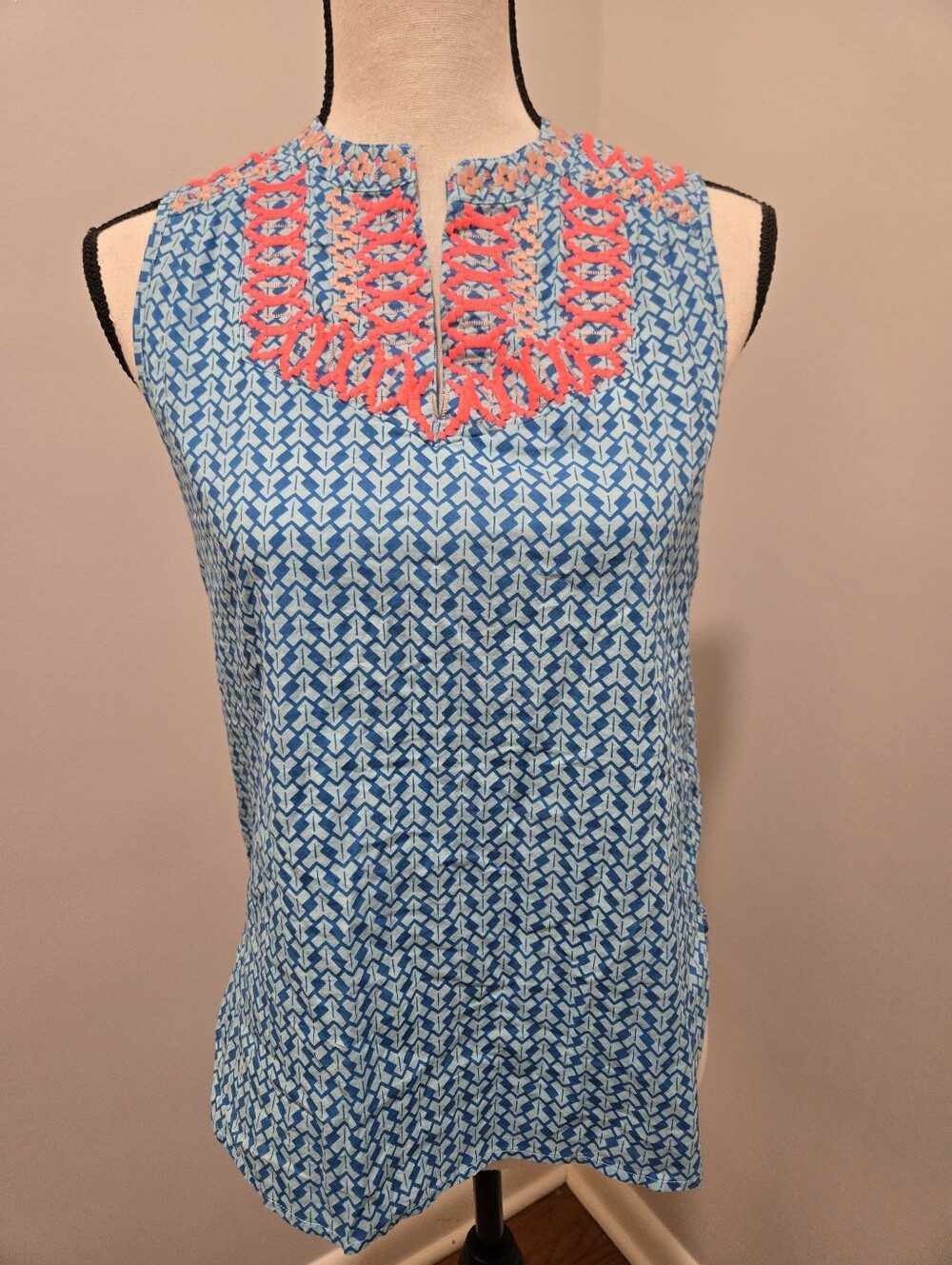 J.Crew Embroidered Tank